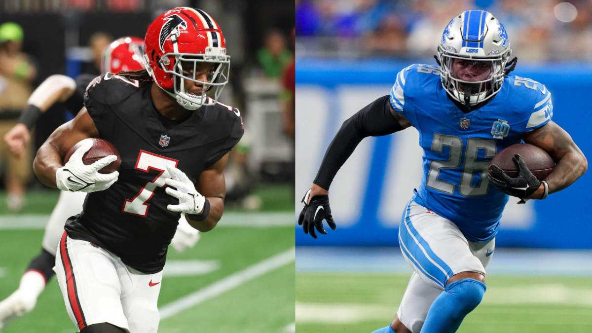 No. 8 overall pick Bijan Robinson (Atlanta Falcons) and No. 12 overall pick Jahmyr Gibbs (Detroit Lions).